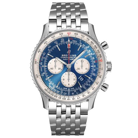 breitling navitimer 48mm blue|breitling navitimer chrono 46mm watch.